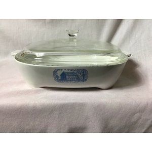 Vtg 10" Corning Amana Microwave browning skillet